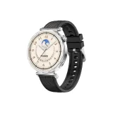 Жидкость, силиконовый ремешок [черный]