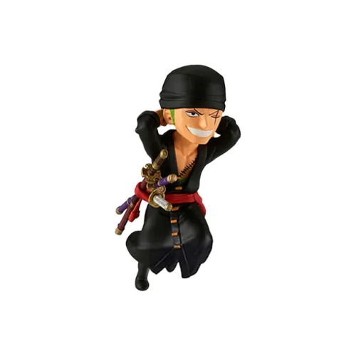 BANPRESTO Ророноа Зоро WCF Ван-Пис Waiohō Kingdom Призрак Остров Arc 4 Фигурка Ророноа Зоро в стиле Chibi