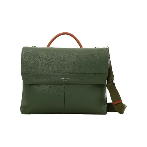 SAMSONITE Коричневый Кожаный Портфель Сумка Унисекс Темно-Зеленый