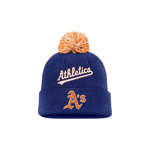 nike Акриловые шапки-бини Мужской Темно-Королевский Синий