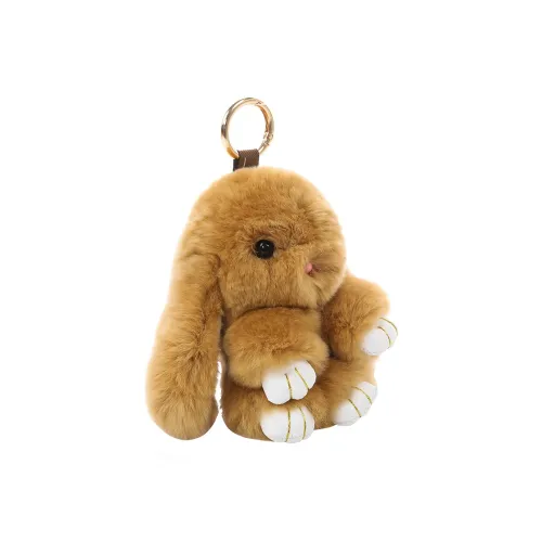 Tranquility and elegance Мех кролика рекса Мертвый кролик Куклы Плюшевый Брелок 15 см Высота