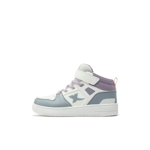 XTEP Детские Скейтборды MID Топ Парусный Белый/Eco GREY/Фиолетовый Колокольчик Kids