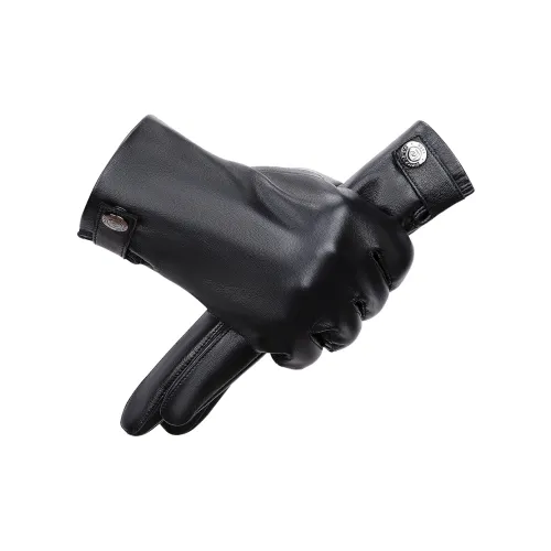 PIERRE CARDIN Овчина Перчатки Мужские Черные