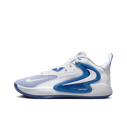 Nike Slip-resistant Abrasion-resistant Low-top Training Shoes Unisex White Blue