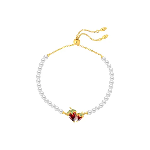 BABYBEI Браслеты из стерлингового серебра 925 пробы с покрытием из 18-каратного золота женские