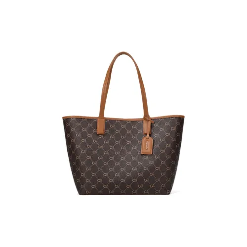 COOGI Сумка из синтетической кожи сумка для покупок сумка через плечо большая женская кофейного цвета