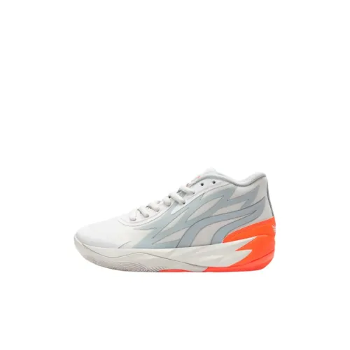 PUMA MB.02 MID Топ Детская Баскетбольная Обувь Белая Детская