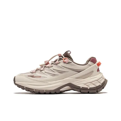 Erke Амортизация Устойчивый к истиранию Легкий Низкий Топ Casual Женский Бежевый Серый