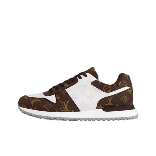 LOUIS VUITTON Run Away Low Топ Повседневная обувь Мужская Белый Коричневый