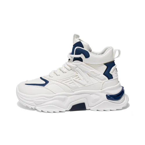 M.M Party Амортизация Противоскользящий Водонепроницаемый MID Топ Толстая подошва Мужские кроссовки