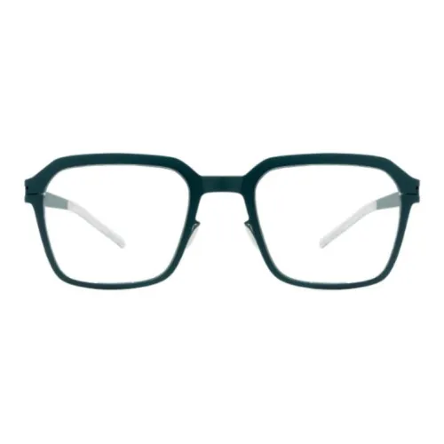 MYKITA Нержавеющая сталь Квадратные Солнцезащитные очки Унисекс Лагуна Зеленый