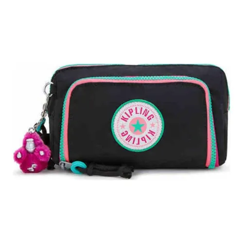 Kipling Нейлон Клатч Маленький Унисекс Многоцветный