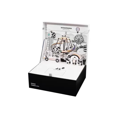 Упаковка Подарочная Коробка Черный Белый Ceremony 3D Эффект Упаковка