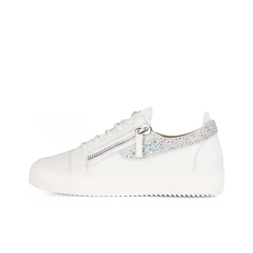 Giuseppe Zanotti GZ Gail Low Топ Кроссовки для скейтбординга Женские Белые