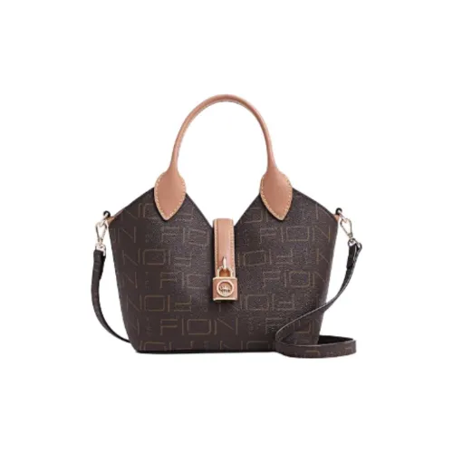 FION PVC Tote Bag Сумка-тоут Сумка для покупок Сумка через плечо Сумка среднего размера Женская Многоцветная