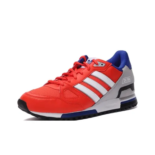 Adidas Originals ZX 750 Slip-resistant Abrasion-resistant Low Top Casual Shoes Unisex Red Adidas Originals ZX 750 Противоскользящий Устойчивый к истиранию Низкий Топ Повседневная Обувь Унисекс Красный
