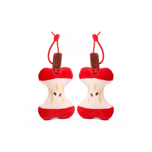 X3COMMUNE Милый Креативный Яблоко Ядерный Bite Sized Яблоко Брелок Куклы Плюшевый Подвеска Рождественская коробка 12 см Высота