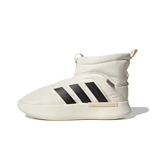 Adidas Adipuff Повседневные Высокие Кроссовки Белые/Черные Унисекс