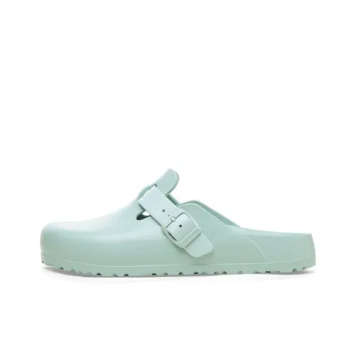 Birkenstock Boston EVA Устойчивый к истиранию противоскользящий Домашние тапочки Унисекс Зеленый