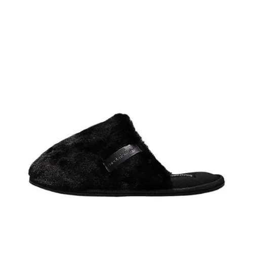 CKJ CALVIN KLEIN JEANS Домашние тапочки Черные Женские