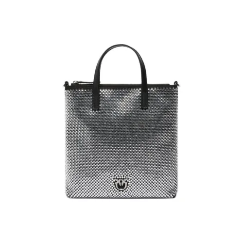 PINKO Полиамид с Полиуретаном Тоут Сумка Сумка для покупок Сумка на плечо Сумка маленькая Женская серебряная