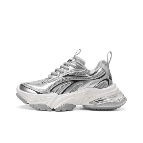 PMT Fashion Casual Амортизация Устойчивость к истиранию Устойчивость к царапинам Увеличение высоты Низкий Топ Толстая подошва Кроссовки Унисекс