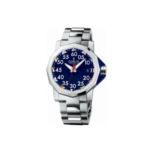 Corum ADMIRAL Collection Автоматический Механический Механизм Унисекс Часы 40 мм Синий Циферблат
