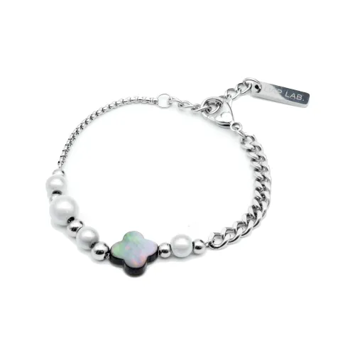 DAP Титановая сталь Белая оболочка Браслеты Женские