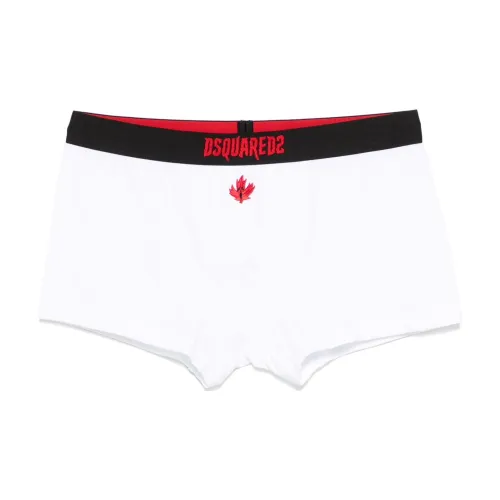 DSQUARED 2 FW24 Боксер Мужской Белый