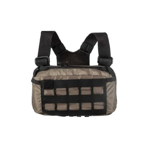 5,11 Водостойкая 330D Ткань Грудь Ремень Сумка Рюкзак Унисекс Лейтенант-колонел Коричневый