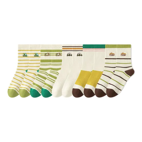 Носки Lan Miao Crew женские упаковка из 10 пар