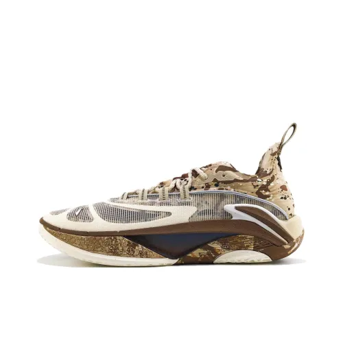 LINING BadFive Hunter 1 Super Low Outdoor Баскетбольные Кроссовки Мужские Хаки