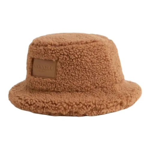 COACH Полиэстер Cotton Bucket Hats Унисекс Коричневый