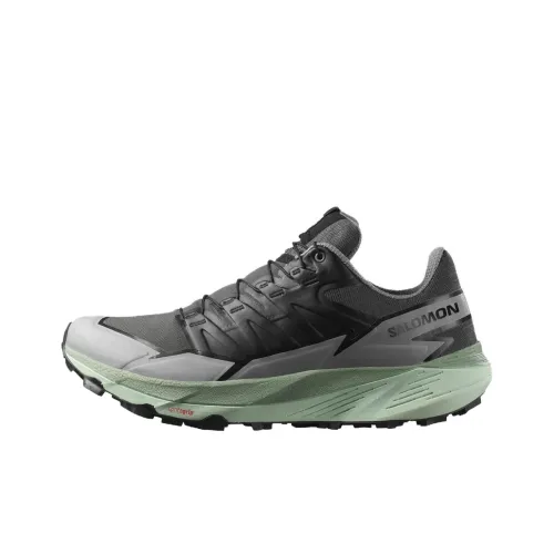 SALOMON Thundercross Slip-resistant Abrasion-resistant Low-top Беговые кроссовки Мужские Черные