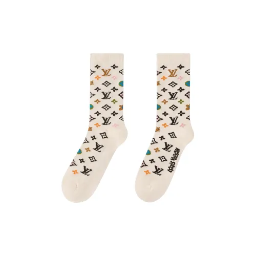 LOUIS VUITTON SS24 Носки Crew Мужские 1 Пачка Многоцветные