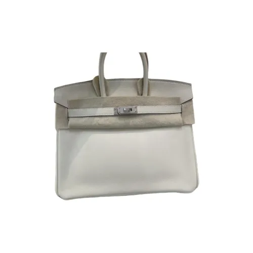 HERMES Birkin Swift Кожа Сумка Birkin Сумка Женская 10 Craie Milkshake Белый