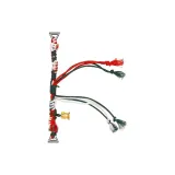 Рождественский колокольчик - однобортный, украшенный бусинами, с шнуром и ремешком