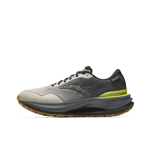 ANTA Champion 3rd Gen PRO Slip-resistant Abrasion-resistant Low-top Беговые кроссовки Мужские Бежевый Серый Зеленый
