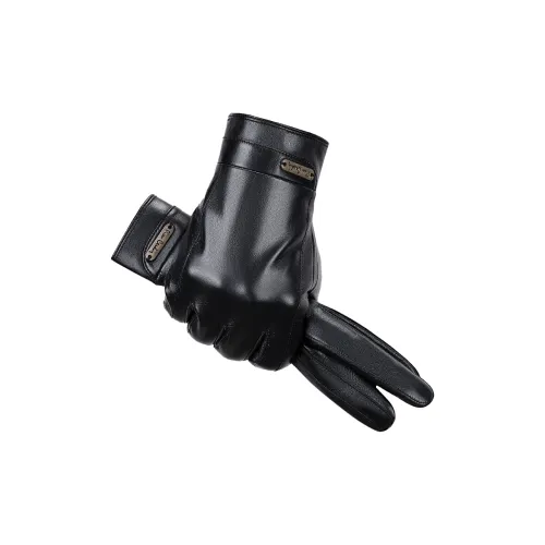 PIERRE CARDIN Овчина Перчатки Мужские Черные