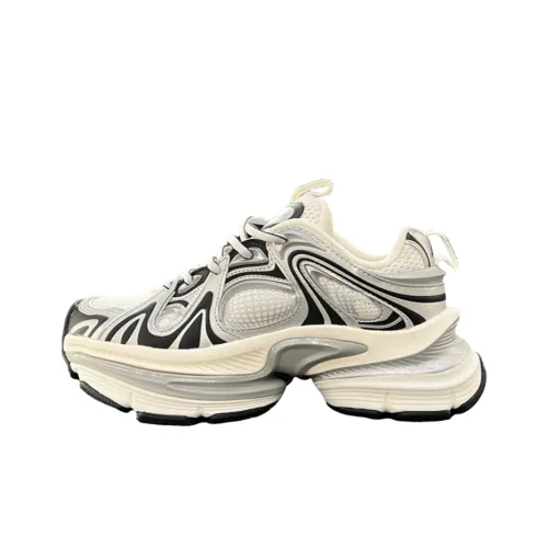 ANTA Противоскользящие и износостойкие визуально увеличивают рост Низкие кеды Мужские Бежево-серый Черный