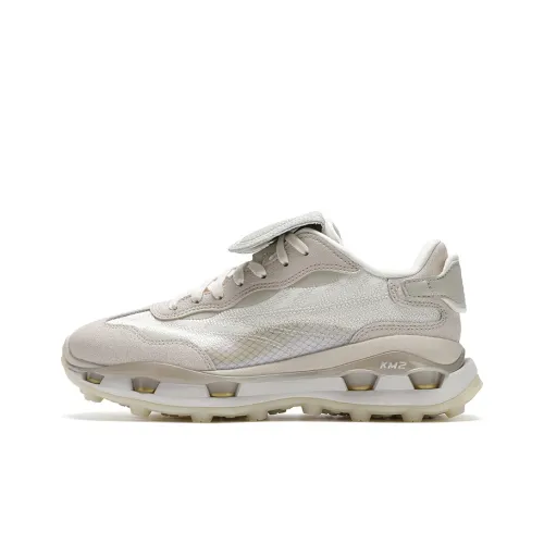 FILA KM2 Беговые кроссовки Низкие Топ Марля Белый/Светло-розовый Женские