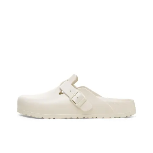 Биркенсток Boston Series Домашние тапочки Унисекс Белый Стандартный