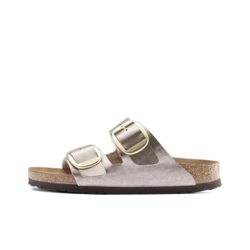 Birkenstock Arizona Big Buckle EVA Устойчивые к истиранию Слипоны Женские Золотые