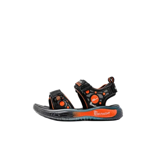 Warrior Детские сандалии Low Top Черный Оранжевый Kids