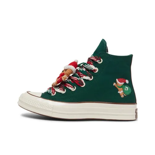 Converse 1970s High Top Canvas Shoes Green Women's