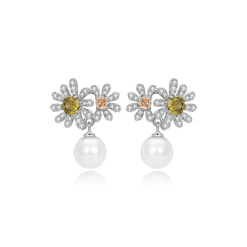 HMZ Серебро S925 Серьги-гвоздики Женские