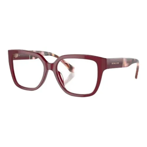 MICHAEL KORS Кристальный Квадрат Оправы для очков Унисекс Темно-красный