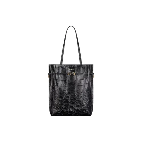 GIVENCHY Voyou Телячья кожа Тоут Сумка Сумка для покупок Сумка Сумка через плечо Средний Женская Черная