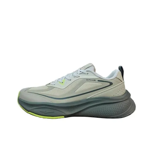 Erke Slip-resistant Abrasion-resistant Low Top Casual Running Shoes Men's Light Green Эрке Противоскользящие Устойчивые к истиранию Низкий Топ Повседневные Беговые Кроссовки Мужские Светло-зеленые