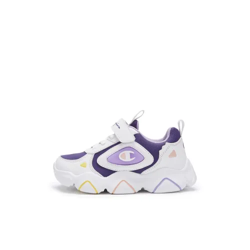Champion Kids' Кэжуал Низкий Топ Champion Белый/Полночь Фиолетовый/Числа Лаванда Kids